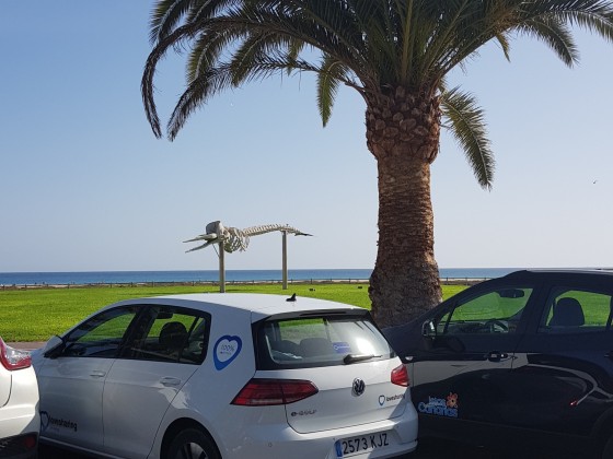 Mit dem e-Golf nach Morro Jable/Fuerteventura