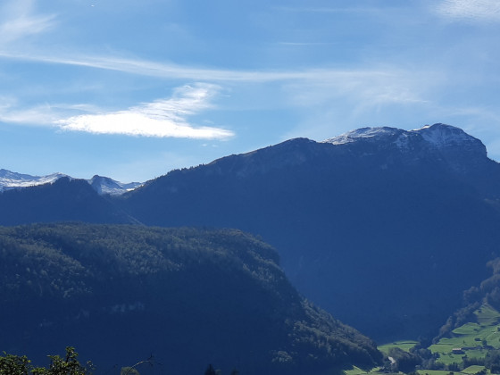 Wolkenvogel über dem Swiss Knive Valley