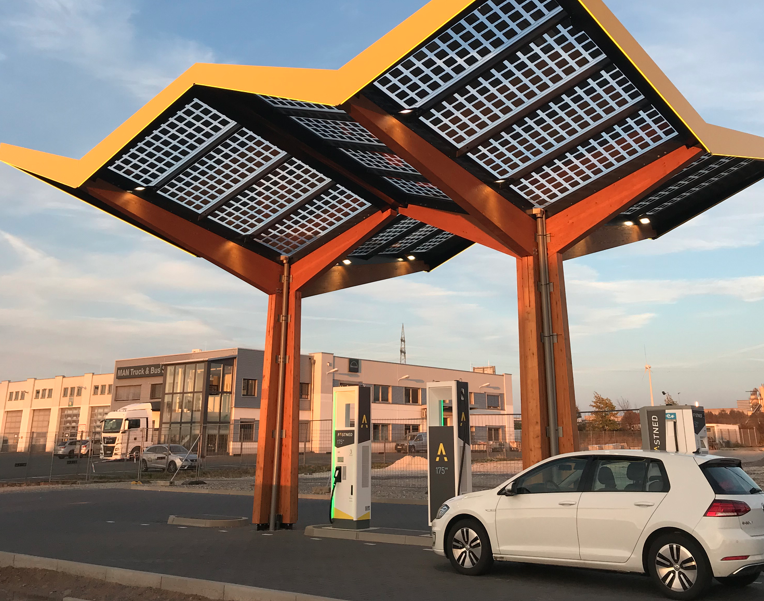 E-Golf bei Fastned : Paderborn